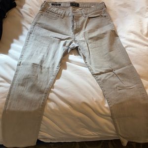 Luck brand light gray jeans